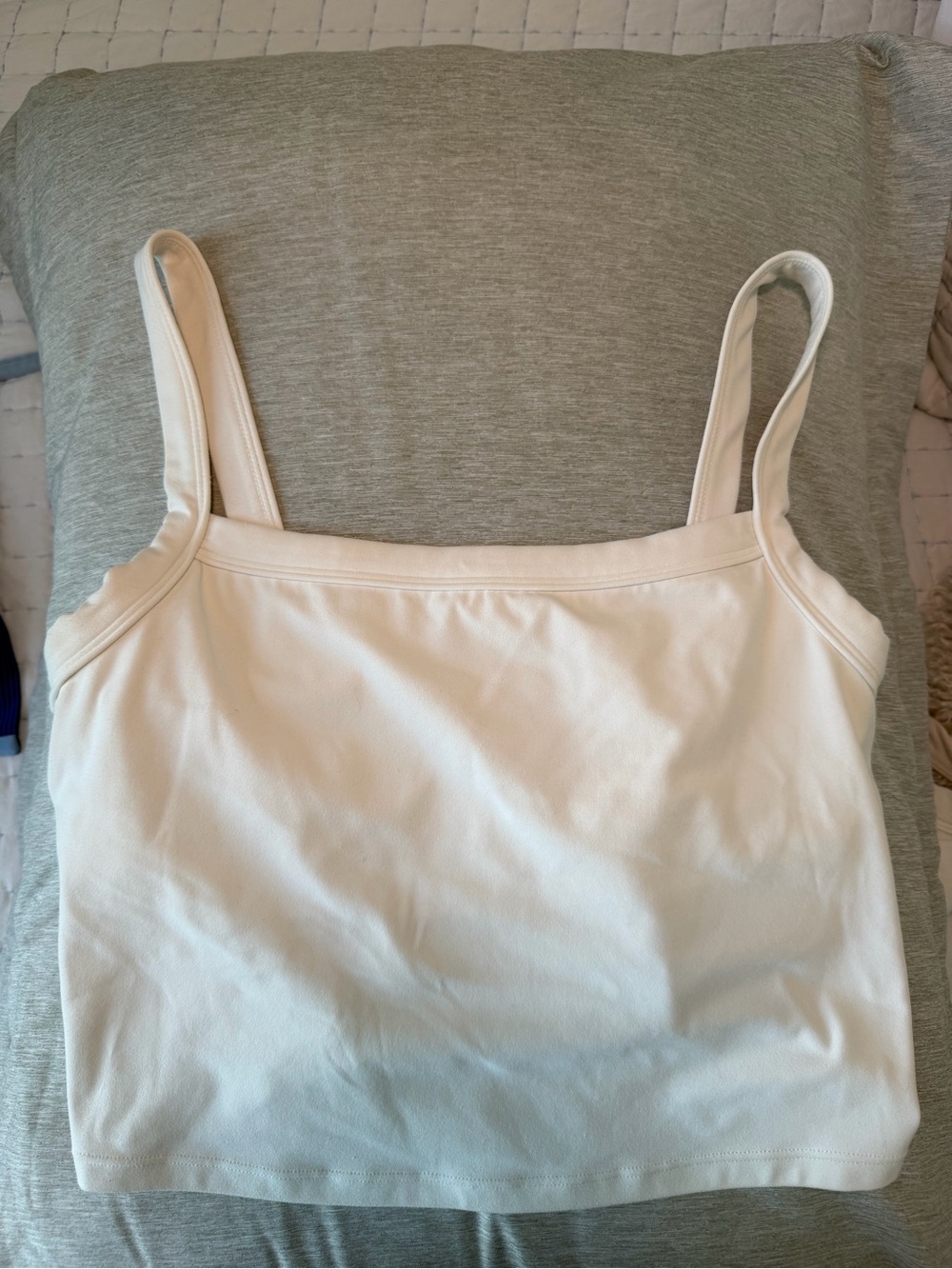 Vitality Cloud II Square Tank - Size M - Snow - White
